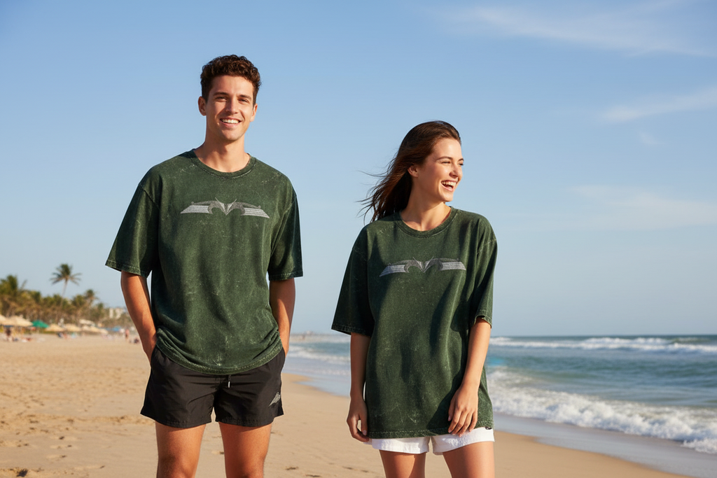 Unisex Acid Washed Oversized Tee
