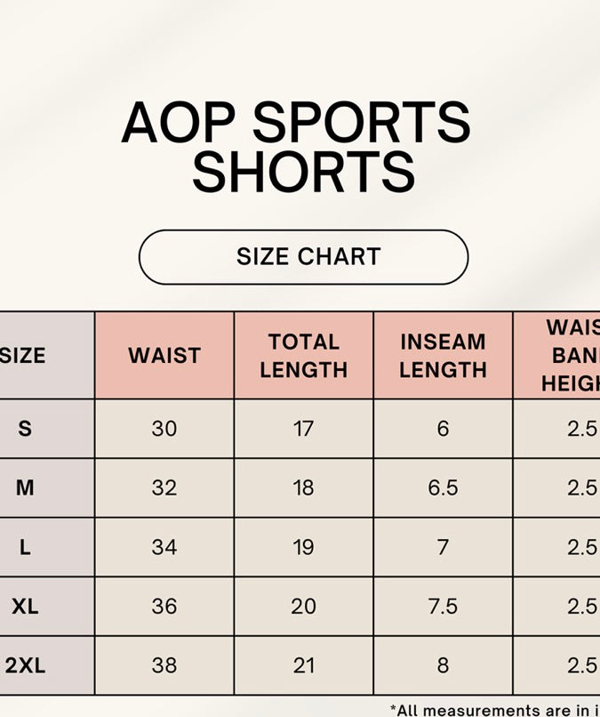 Unisex AOP Sports Shorts