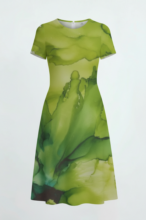 AOP A line Dress