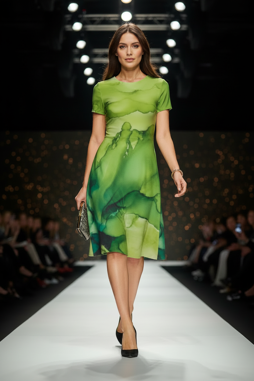 AOP A line Dress
